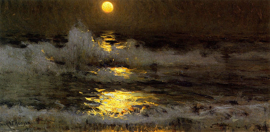 Frank Weston Benson Moonlight on the Waters - Hand Painted Oil Painting