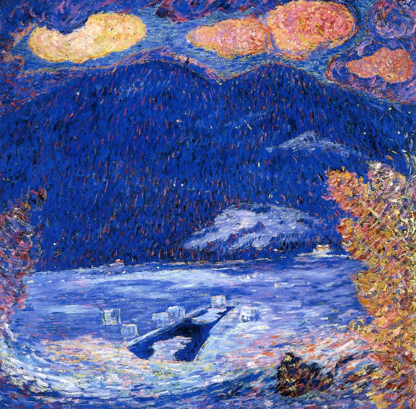 Marsden Hartley The Ice Hole - Hand Painted Oil Painting