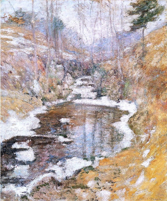  John Twachtman Hemlock Pool - Hand Painted Oil Painting