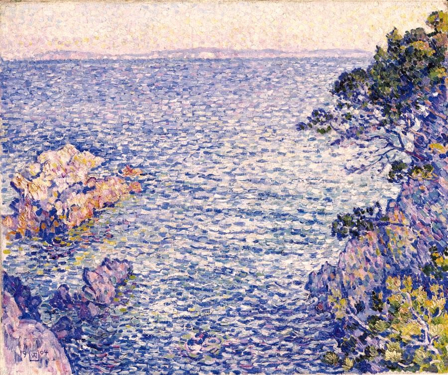  Theo Van Rysselberghe La Pointe du Rossignol - Hand Painted Oil Painting