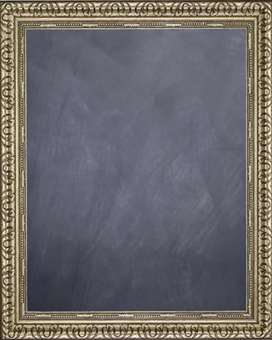 Framed Chalkboard - with Silver Finish Frame