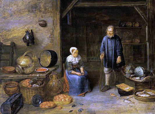 Gillis Van Tilborgh Barn Interior - Hand Painted Oil Painting