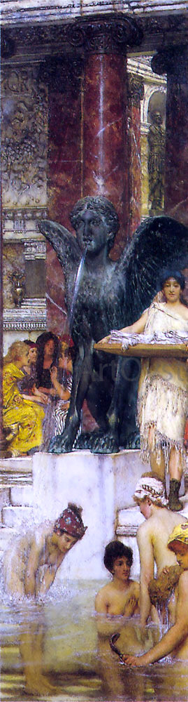  Sir Lawrence Alma-Tadema A Bath (an Antique Custom) - Hand Painted Oil Painting