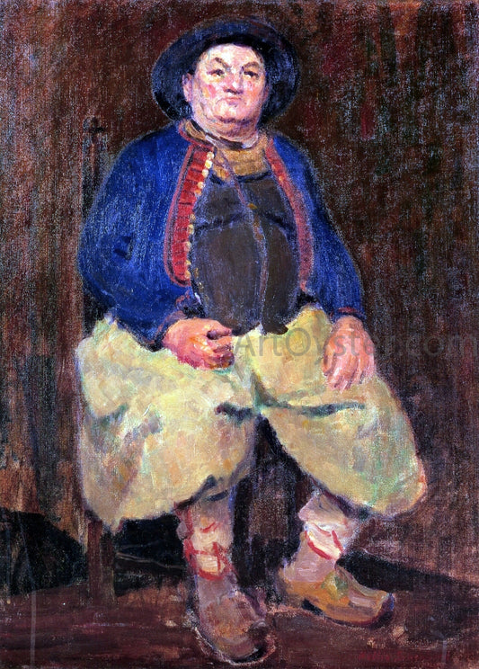  Nellie Shepherd A Brittany Fisherman - Hand Painted Oil Painting