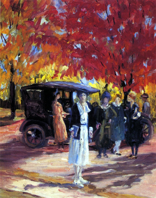 Louise Jordan Smith A Campus Group - Hand Painted Oil Painting