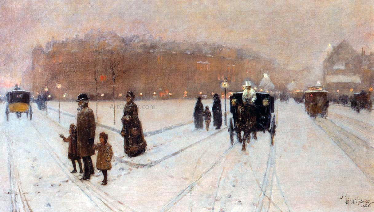  Frederick Childe Hassam City Fairyland - Hand Painted Oil Painting