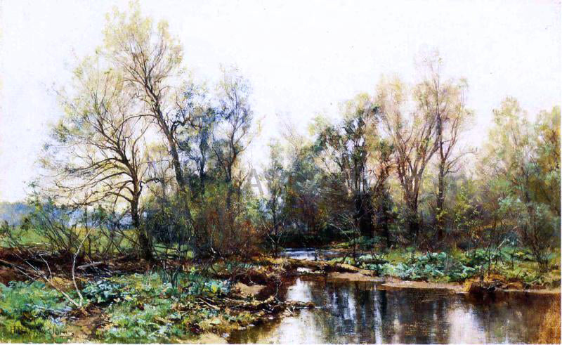  Hugh Bolton Jones A Clear Stream - Hand Painted Oil Painting