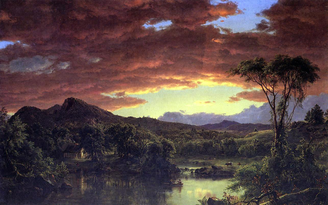  Frederic Edwin Church Country Home - Hand Painted Oil Painting