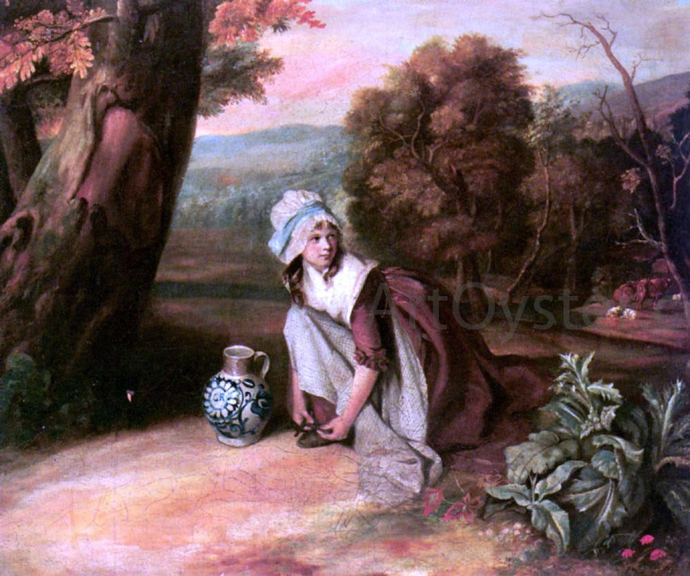  Henry Walton A Country Maid - Hand Painted Oil Painting