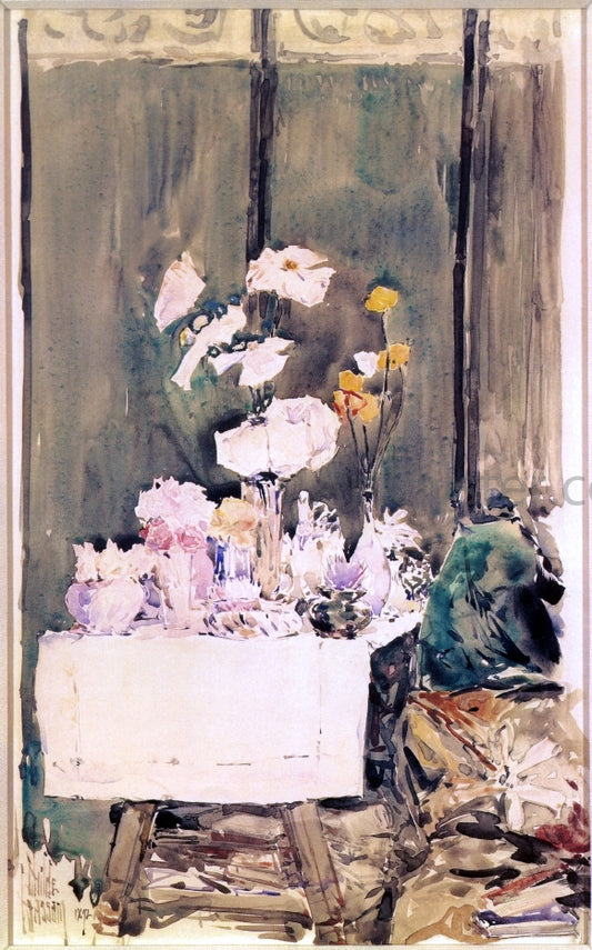  Frederick Childe Hassam Favorite Corner - Hand Painted Oil Painting