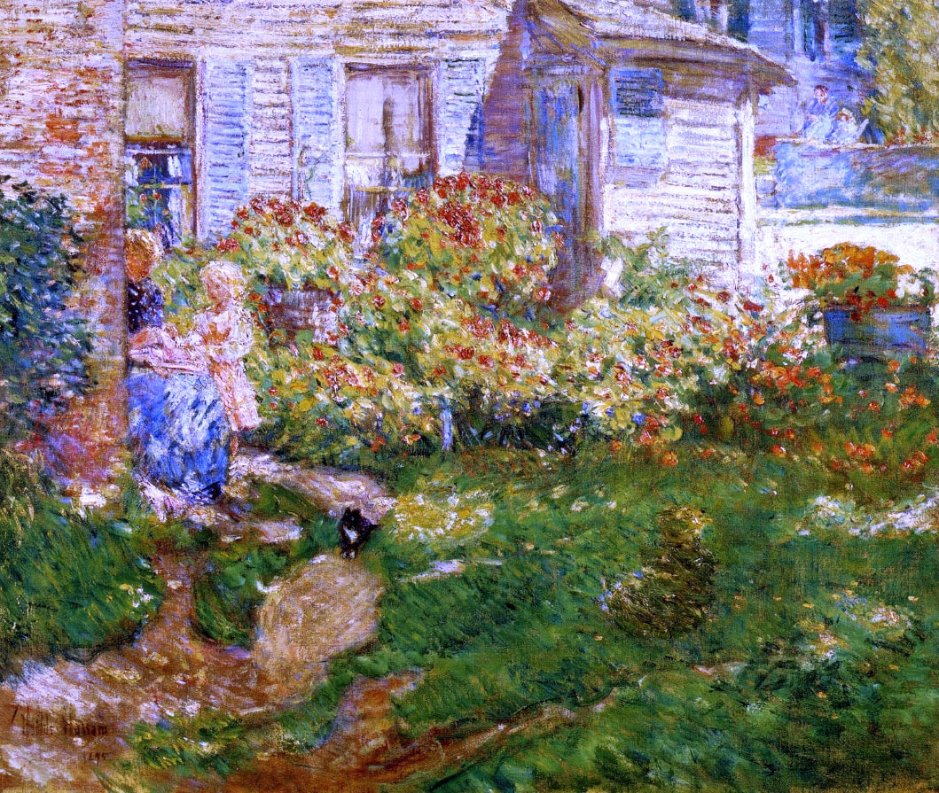  Frederick Childe Hassam A Fisherman's Cottage - Hand Painted Oil Painting