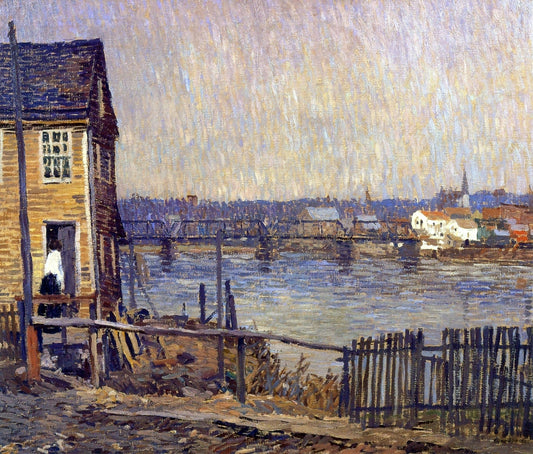  Robert Spencer A Fisherman's House - Hand Painted Oil Painting