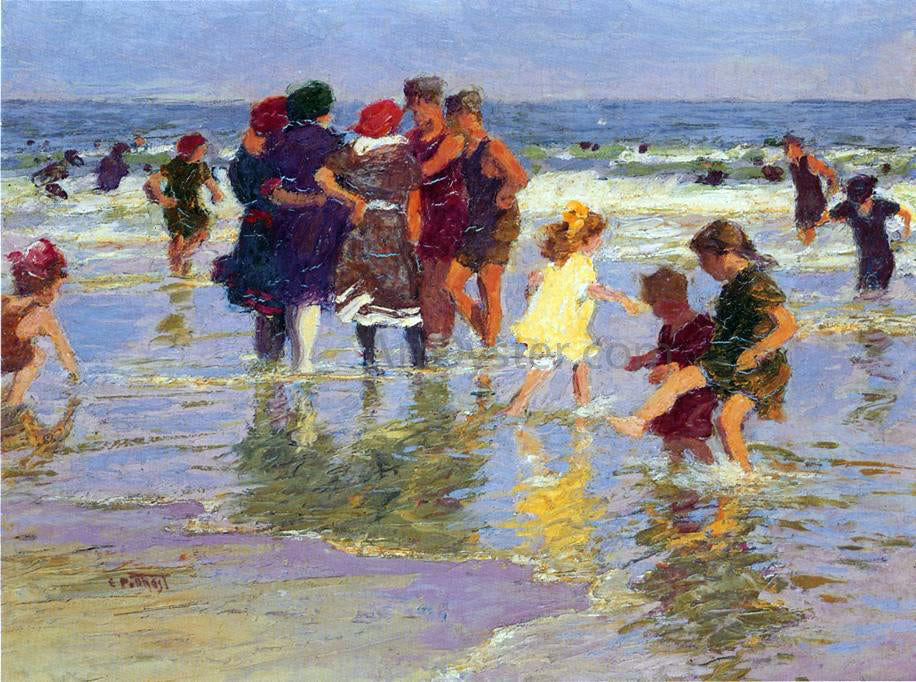  Edward Potthast A July Day - Hand Painted Oil Painting