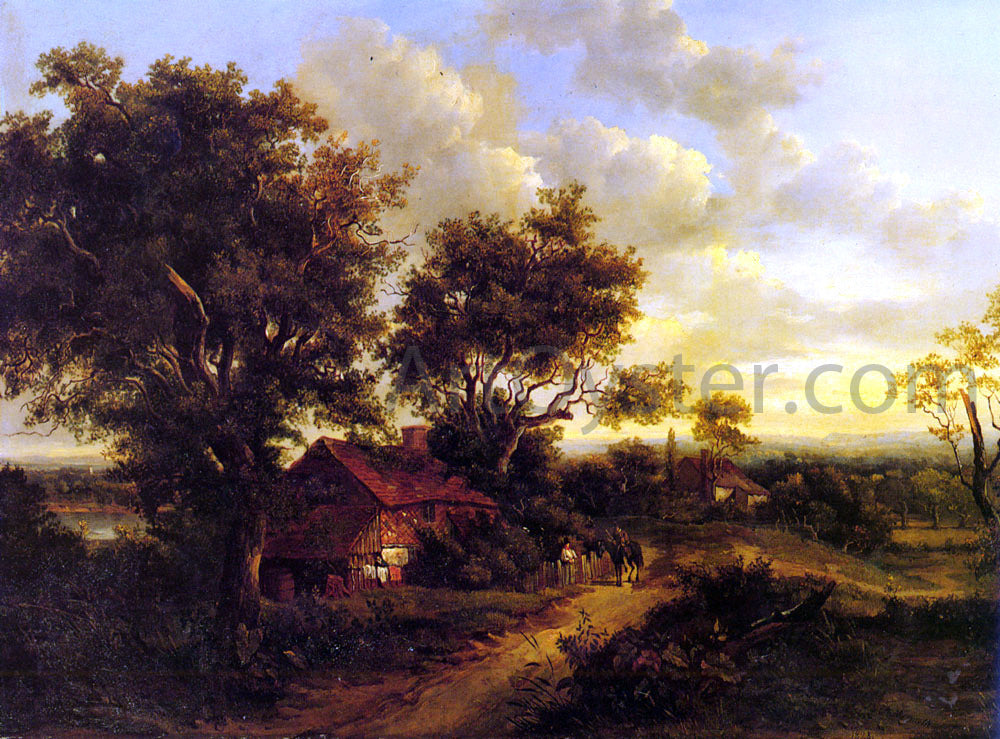 Patrick Nasmyth Landscape With A Cottage Near Dorking - Hand Painted Oil Painting