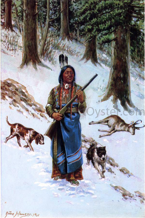  John Hauser A Moment of Suspense - Hand Painted Oil Painting