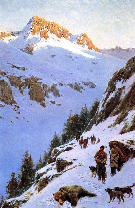  Henry F Farney A Moment of Suspense - Hand Painted Oil Painting