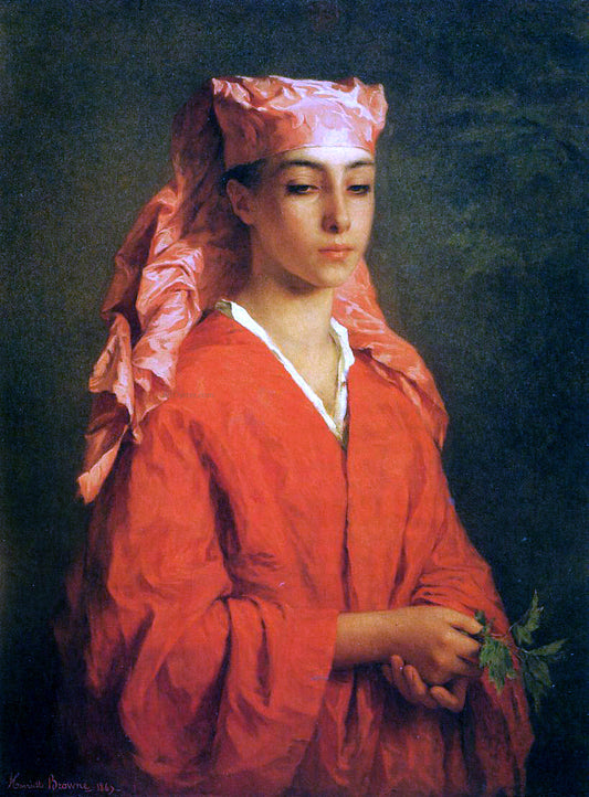  Hon Browne Henriette A North African Fellah - Hand Painted Oil Painting