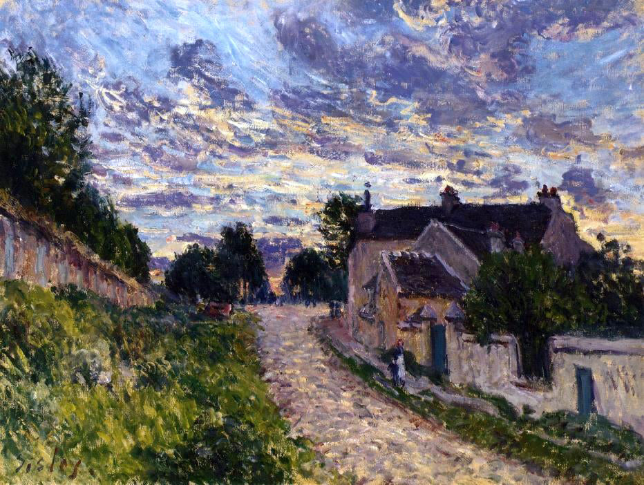  Alfred Sisley A Path in Louveciennes - Hand Painted Oil Painting