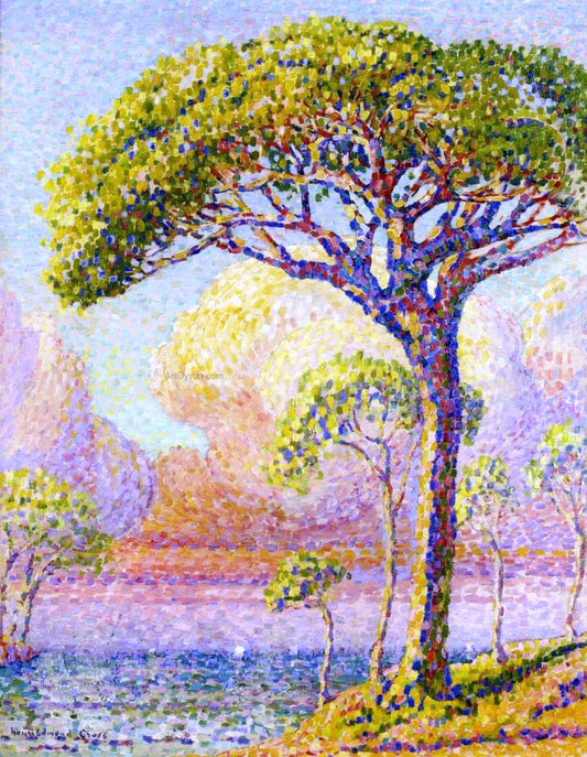  Henri Edmond Cross A Pine Tree - Hand Painted Oil Painting