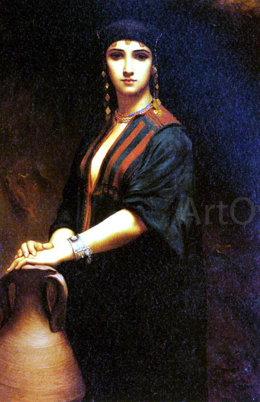  Georg Rosen A Portrait Of A Woman - Hand Painted Oil Painting