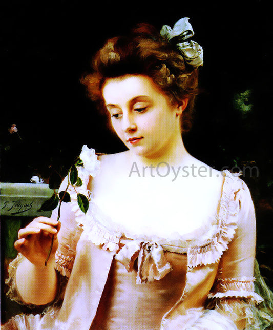 Gustave Jean Jacquet Rare Beauty - Hand Painted Oil Painting