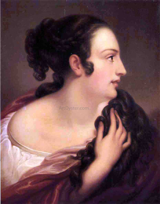  Rembrandt Peale Roman Lady - Hand Painted Oil Painting