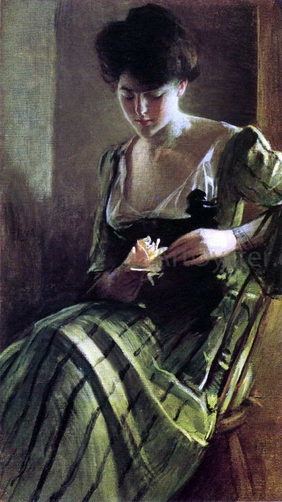  John White Alexander A Rose - Hand Painted Oil Painting