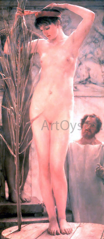  Sir Lawrence Alma-Tadema A Sculptor's Model (also known as Venus Esquilina) - Hand Painted Oil Painting