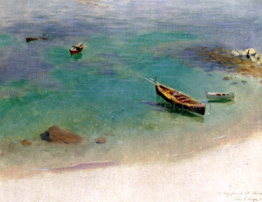  John Singer Sargent A Sketch: Capri - Hand Painted Oil Painting
