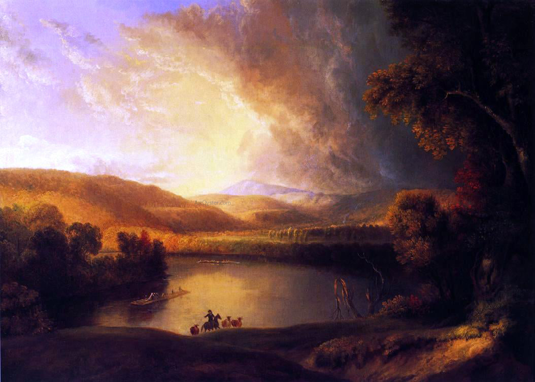  Alvan Fisher A Storm in the Valley - Hand Painted Oil Painting