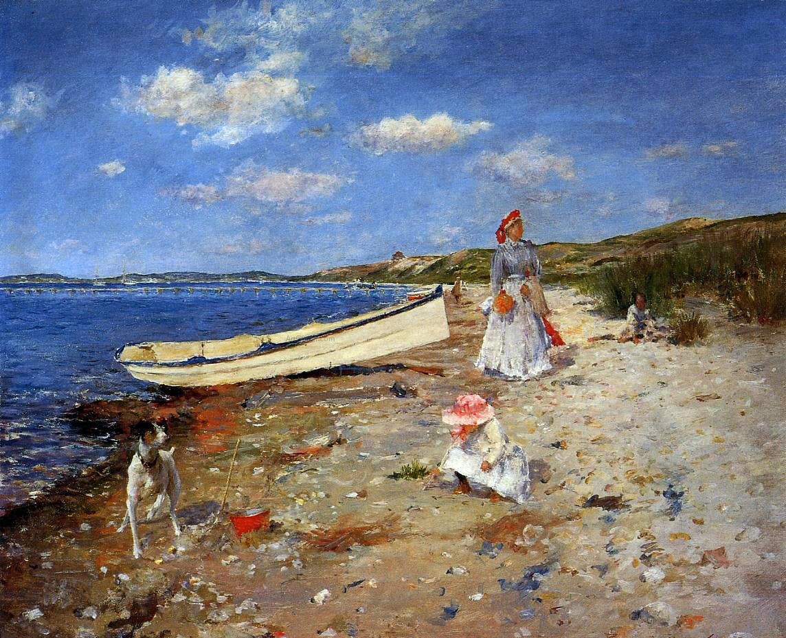  William Merritt Chase A Sunny Day at Shinnecock Bay - Hand Painted Oil Painting