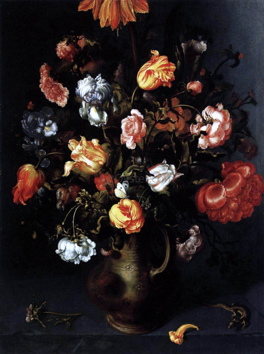  Jacob Woutersz Vosmaer A Vase with Flowers - Hand Painted Oil Painting