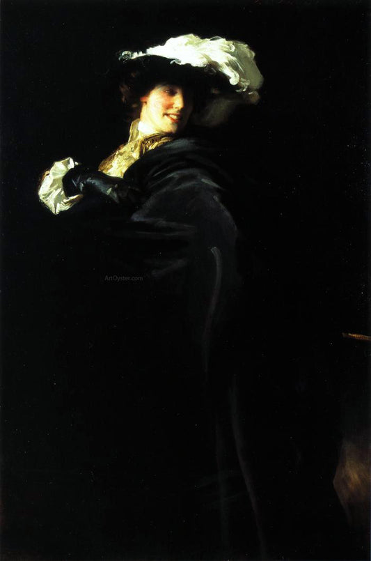  John Singer Sargent Vele Gonfie (also known as Ena Wertheimer) - Hand Painted Oil Painting