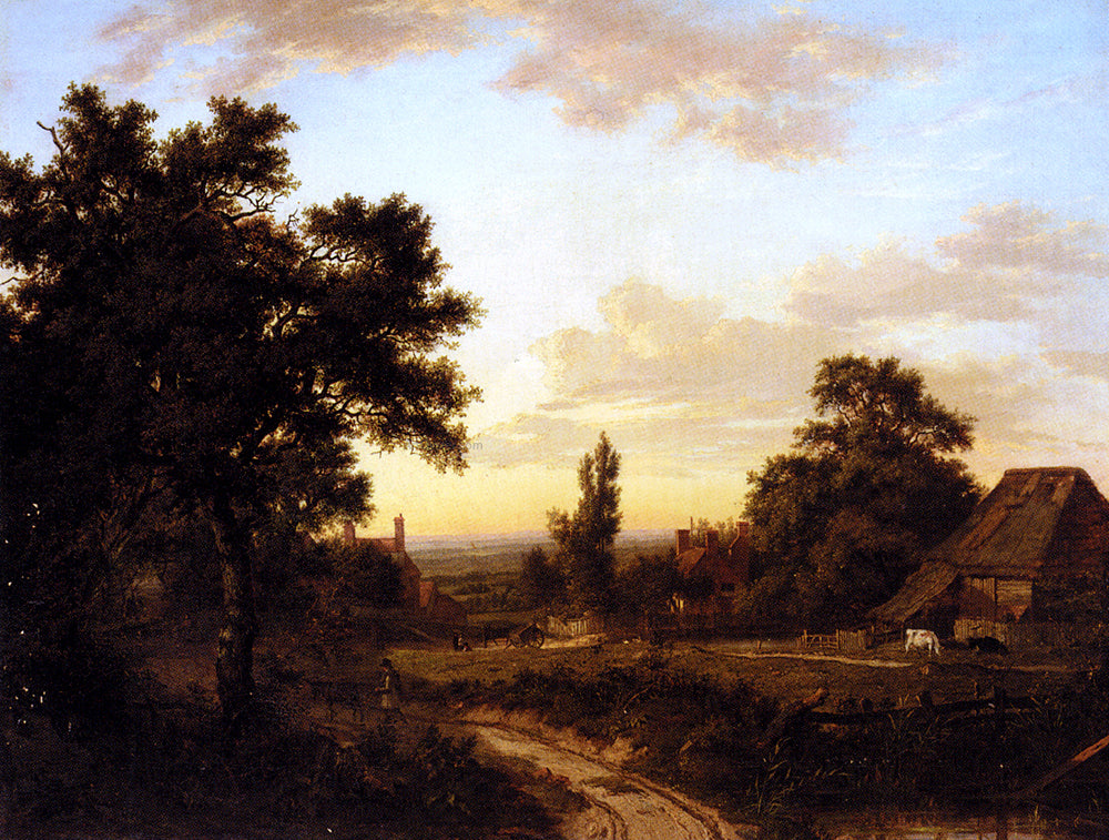  Patrick Nasmyth View Of Addington, Surrey, With The Shirley Mills Beyond - Hand Painted Oil Painting