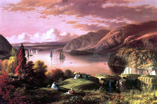  Robert Walter Weir A View of the Hudson from West Point - Hand Painted Oil Painting