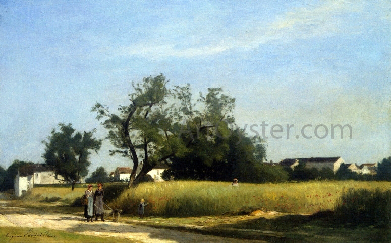  Eugene-Antoine-Samuel Lavielle A Walk in the Countryside - Hand Painted Oil Painting
