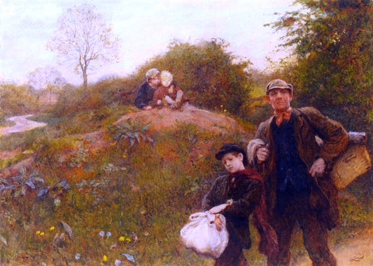  Sir Hubert Von Herkomer A Weary Way - Hand Painted Oil Painting