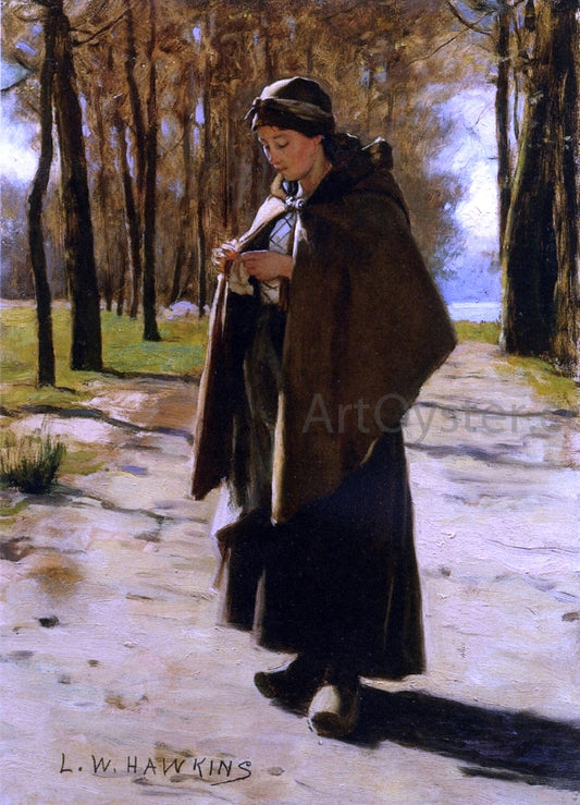  Louis Welden Hawkins A Young Peasant - Hand Painted Oil Painting