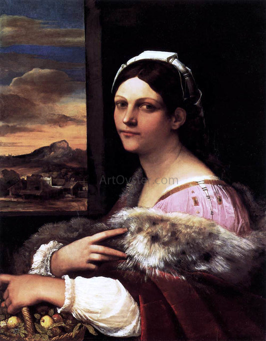  Sebastiano Del Piombo A Young Roman Woman - Hand Painted Oil Painting