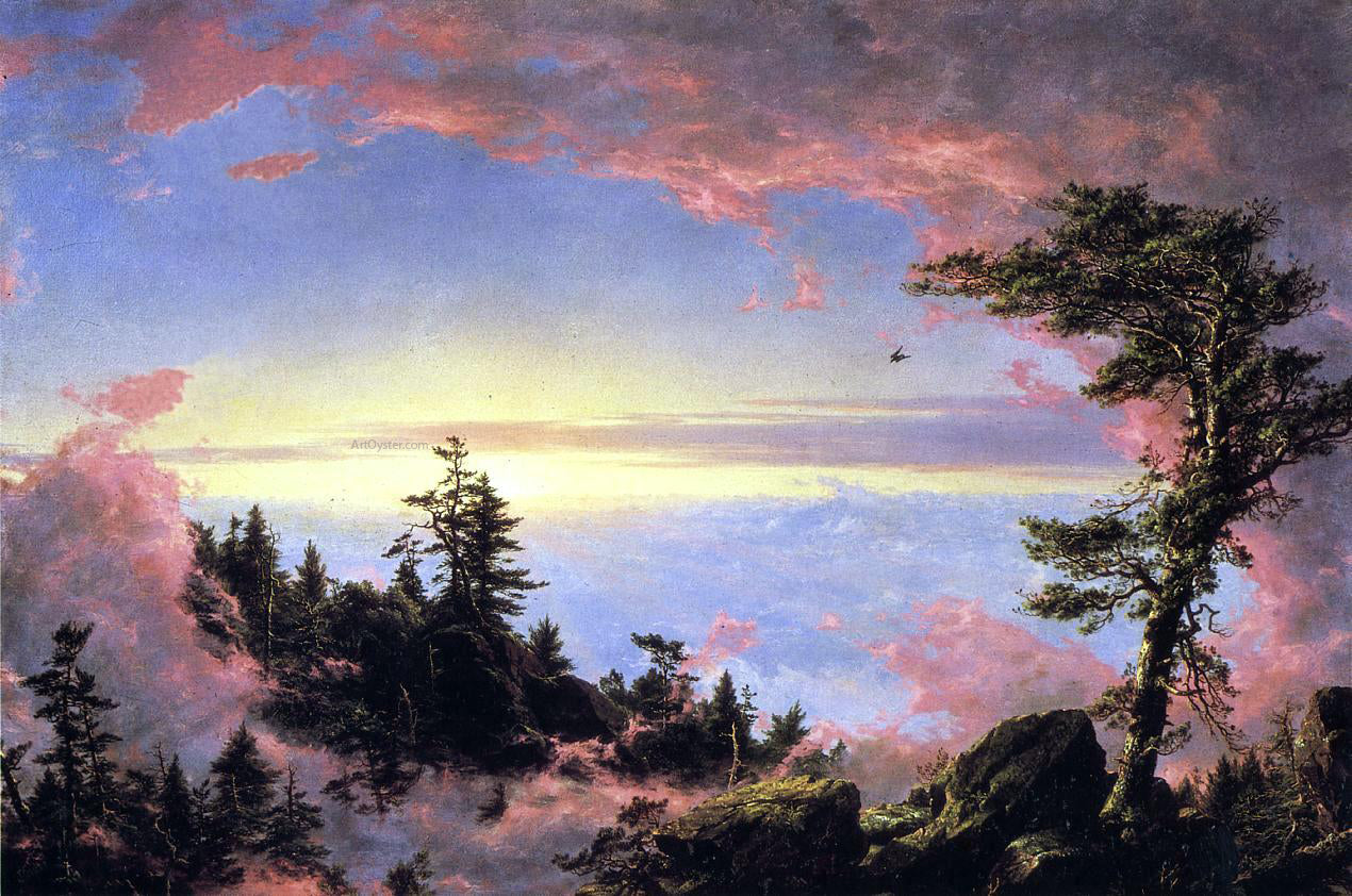  Frederic Edwin Church Above the Clouds at Sunrise - Hand Painted Oil Painting