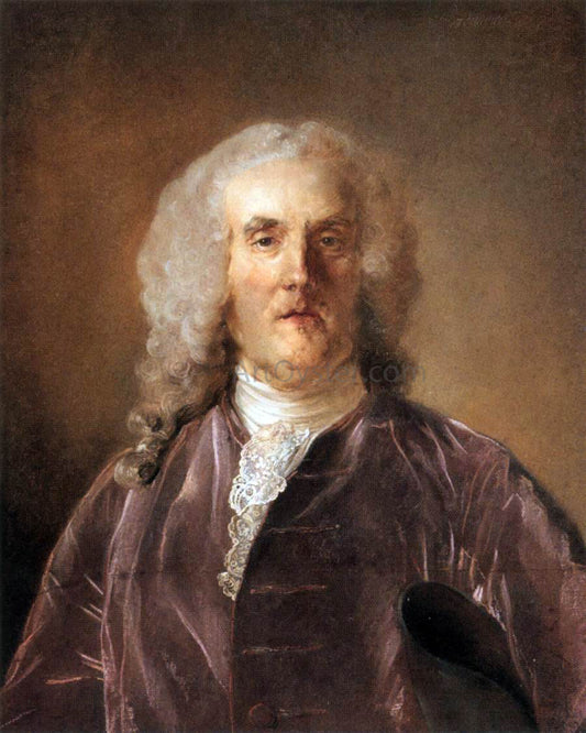  Jean-Baptiste Perronneau Abrahann Van Robais - Hand Painted Oil Painting