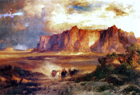  Thomas Moran Acoma - Hand Painted Oil Painting