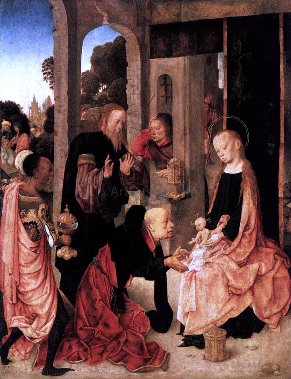  Master Inter Virgines Adoration of the Magi - Hand Painted Oil Painting