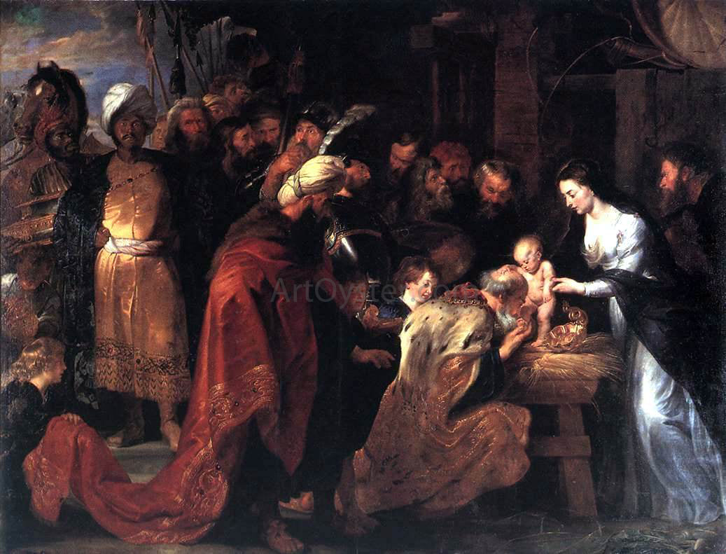  Peter Paul Rubens Adoration of the Magi - Hand Painted Oil Painting