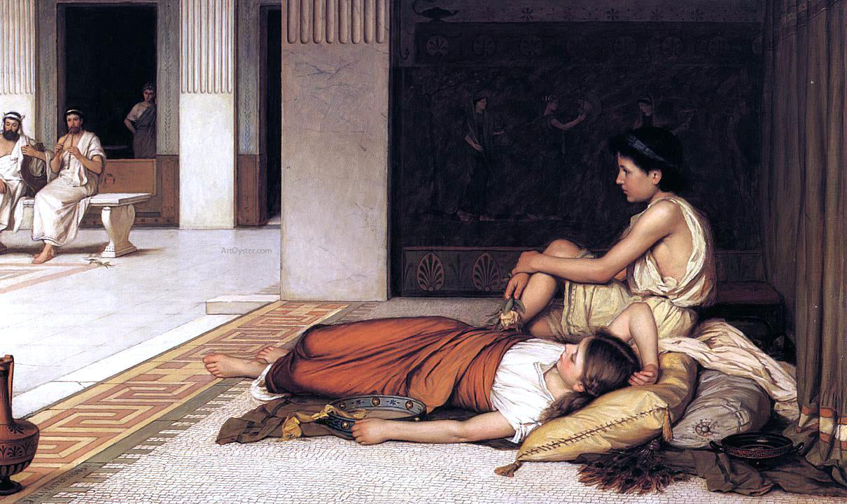  John William Waterhouse After the Dance - Hand Painted Oil Painting