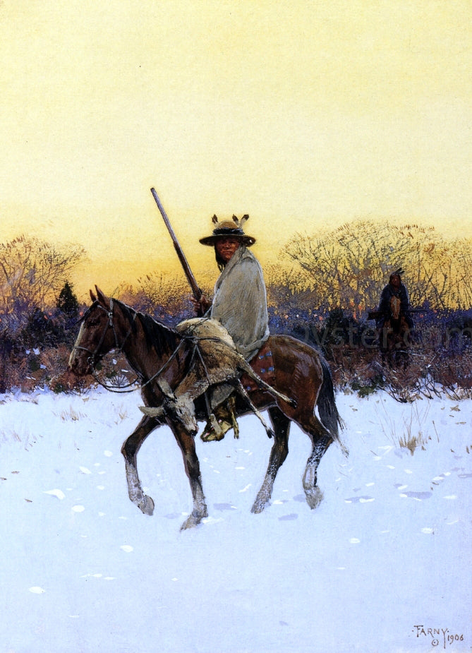  Henry F Farney After the Hunt - Hand Painted Oil Painting