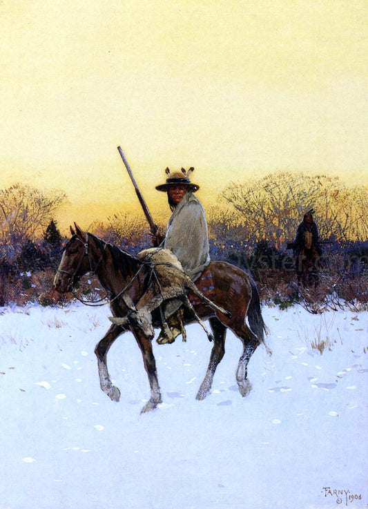  Henry F Farney After the Hunt - Hand Painted Oil Painting