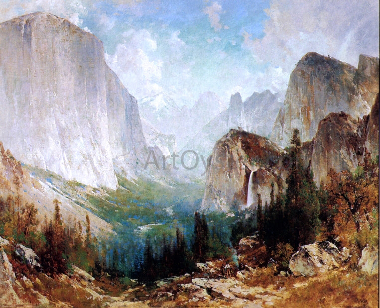  Thomas Hill After the Storm, Yosemite Valley - Hand Painted Oil Painting