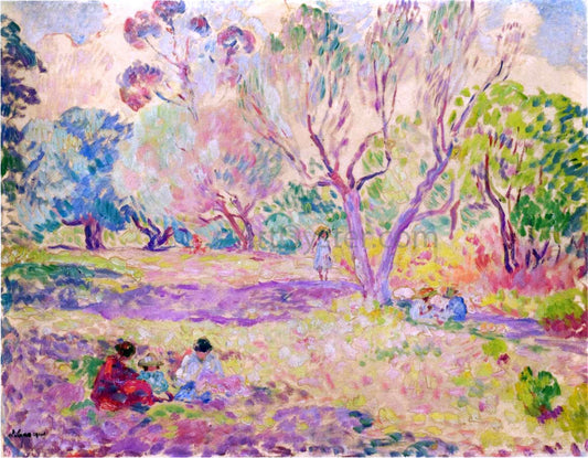  Henri Lebasque Afternoon in the Woods - Hand Painted Oil Painting