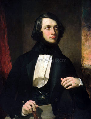  George Alexander Healy Alexander Van Rensselaer - Hand Painted Oil Painting